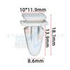 Clip de fijación para placa de protección de carrocería Honda Acura, compatible con la hebilla del coche 906796920030