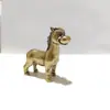 Simulación de Granja Animal Salvaje Modelo de Burro Metal Sólido Caballo Dibujo Animado Vaca Micro Paisaje Paisajismo Pequeños Adornos