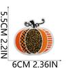 Color Parche de Calabaza Bordado Adhesivo de Tela Arte de Leopardo Parche de Calabaza Ropa Disfraz Etiqueta Bordada a Máquina Planchado