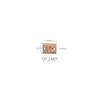 Ropa Lencería Ropa Placa de Nombre de Metal logo Placa de Letras Ovalada Rectangular Decoración Ferretería Joyería Identificación Etiqueta Colgante