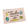 Bolsa de Lona para Pintura Graffiti Personalizada Atacado Estojo para Lápis Filme para Serigrafia em Branco Laminado Padrão Personalizado Estojo para Lápis de Papelaria de Grande Capacidade
