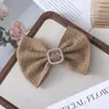 Laço de Tecido Estilo Pequena Fragrância Produto Semi-Acabado Laço Simples Criativo Acessórios Laço Acessórios para Presilha de Cabelo Headwear Feito à Mão DIY