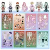 24 Pegatinas de Vestir de Constelaciones, Atuendos Creativos y Exquisitos de Personajes, Pegatinas de Juguetes Educativos y Enfocados Hechos a Mano para Niños, Pegatinas para Diario