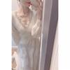 Vestido Largo Estilo Francés con Súper Bonito Elegante, Vestido Blanco de Encaje con Cuentas para Mujer, Nuevo Estilo de Primavera y Verano