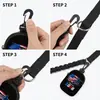 Cartera de Monedas Impresa para la Copa Mundial 2026 Bolsa de Almacenamiento para Cable de Datos y Auriculares con Llavero de Hebilla Bolsa de Almacenamiento