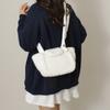 Bolsa de Felpa Transfronteriza para Mujer, Nueva Bolsa de Hombro Cruzada de Felpa de Alta Calidad para el Trabajo, Bolso de Felpa Versátil de Nicho para la Axila