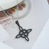 Acero de Titanio CompletoVenta al por mayor transfronteriza de Nuevo Lujo Ligero Chapado en Oro de 18 Quilates No se decolora Elegante Collar de Alta Gama Estilo Ins para Mujer