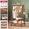 Arara de chão para quarto e sala de estar, simples para uso doméstico, varal de secagem de roupas para varanda, cabideiro, organizador e armazenamento, cabideiro