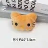 Lindo Felpa Estampado de Leopardo Kt Gato Accesorios para el Cabello Pasador Muñeca Ropa DIY Zapatillas de Algodón Calcetines Accesorios Decorativos Accesorios