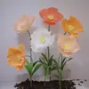 Flores Artificiales Grandes, Flores Artísticas de Papel Crepé, Decoración de Ventanas, Montaje de Escenas, Accesorios para Fotografía, Flores Artificiales de Arte en Papel