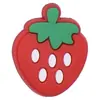 Pequeña Fruta Fresa DIY Accesorios para Pasador Hechos a Mano Decoración para Funda de Teléfono Broche Parche de Joyería Plana de PVC