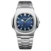 2026 Elegante y Moderno Ultra-Delgado Correa de Acero Nautilus Resistente al Agua Luminoso Reloj para Hombre Venta Caliente Transfronteriza Dropshipping
