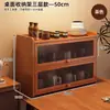 Estante de Almacenamiento para Tazas de Té de Escritorio Estante Pequeño para Curiosidades Soporte de Exhibición para Tetera de Arcilla Púrpura China Estante de Exhibición para Juego de Té