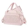 Nova Bolsa de Fraldas Bolsa de Mão Bolsa de Mamãe Bolsa de Fraldas de Viagem Bolsa Transversal Bolsa de Fraldas de Bebê com Estojo para Chupeta
