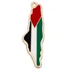 Ventas Directas de Fabricante Transfronterizas de Colgante Único de Palestina Libre Accesorios para Joyería DIY Materiales Aleación de Metal de Gota de Aceite Al por Mayor