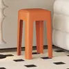 Banqueta de Plástico para Uso Doméstico, Espessada para Adultos, Resistente para Sala de Estar e Mesa de Jantar, Antiderrapante, Empilhável, Banco Alto Simples