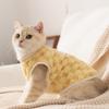 Ropa de Terciopelo a Cuadros para Gatos de Otoño e Invierno que se Puede Pasear con Dos Patas, Engrosada y Cálida, Ropa para Mascotas Perro Teddy Pequeño y Mediano