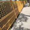 Guarda-corpo Imitando Bambu de Aço Inoxidável Cerca de Bambu Cerca Pátio Externo Parque Cerca para Horta