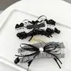 Clip de Banana de Encaje de Lunares de Encaje Estilo Coreano Nuevo Pasador para Cola de Caballo Alta Accesorio para el Cabello Clip para el Cabello