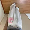Diseño Jeans Blancos Plisados de Pierna Ancha Sueltos para Mujer Cintura Alta Adelgazantes Pantalones Rectos de Pierna Ancha