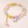 BZ2016 Pulsera con Colgante de Mariposa Europea y Americana Transfronteriza Moda de Cuentas Bohemias Joyería de Mano Pequeña Fresca para Mujeres
