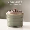 Incienso Yue Kiln Celadon Ganoderma tamaño pequeño Incienso de cerámica Incienso ...