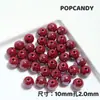 Cuentas Redondas Pequeñas Chapadas 10 mm Cuentas para DIY Accesorios Brillantes Hechos a Mano Material de Cuentas Aretes Pulsera Collar Joyería
