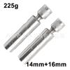 Manguito de bujía magnético universal de pared delgada, junta universal de 14 mm y 16 mm, herramienta de extracción de bujías para reparación de automóviles