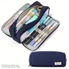Estuche Multifuncional de Gran Capacidad Transfronterizo de Amazon Caja de Papelería Multicapa Bolsa para Lápices de Estudiante Bolsa de Almacenamiento al por Mayor Portátil