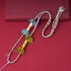 Cordón para colgante thangka tejido a mano estilo Xizang, cordón de collar con borla de ocho hebras, cordón para colgar amuleto budista, joyería de estilo antiguo