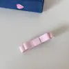 Pinza para el pelo con lazo de color sólido estilo coreano para mujer, nuevo modelo 2026, pinza de pico de pato para recogido a media altura en la parte trasera de la cabeza, pinza de garra elegante para coleta alta