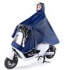 Impermeable para Vehículo Eléctrico Engrosado y Alargado a Prueba de Explosiones Lluvia Batería Vehículo Motocicleta Impermeable con Casco Poncho Doble para Ciclismo