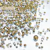 Rhinestones Redondos de Fondo Plano Serie de Tamaños Mixtos Decoraciones para Uñas, Populares en Xiaohongshu, Rhinestones para Uñas Portátiles DIY Venta al por Mayor