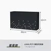 Caja de flores de hierro forjado para exteriores personalizada, caja de luz, canaleta para flores para asientos exteriores de restaurante y tienda de té con leche, mampara, macizo de flores para exteriores