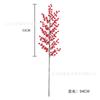 Planta de Acebo Artificial con Frutos Rojos para Decoración de Arreglos Florales en Sala de Estar del Hogar Adorno de Planta de Mesa para Año Nuevo