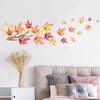 Nuevo FX-D255 - Adhesivo decorativo para pared, diseño de hojas de arce otoñal, ramas, para dormitorio, entrada de jardín de infancia, autoadhesivo