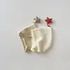 Gorro para niños, gorro con forma de estrella, gorro de punto para bebé, gorro de punto para otoño e invierno, estilo lindo y versátil, unisex, mantiene a los bebés abrigados y protege sus orejas