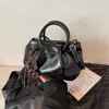 Bolso Pequeño Simple Retro para Mujer 2026 Primavera y Verano Nuevo Estilo Bolso Bandolera Tipo Cubo Bolso Cruzado para Viajes Textura de Alta Gama Plegado