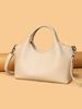 Bolsa de Mão Elegante de Couro Macio Estilo Novo para Mulheres, Bolsa Transversal Leve para o Dia a Dia, Bolsa Pequena para Senhoras