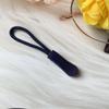 Fabricante de Tirador de Cremallera Cabeza de Renacuajo En Stock Cuerda de Poliéster Negro Colorido Cabezal de Cremallera de 2 mm Tirador de Cremallera Cordón para Tirar del Cabezal de Cremallera Excelente Precio