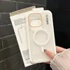 Funda de teléfono móvil semipermeable con absorción magnética, tacto de piel de arena suave para Samsung S25ULTRA tendencia S24 paquete completo S21/S22/S23