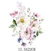 Estilo Chino Retro Hermosas Flores Estampado Floral Camiseta Bolsa Transferencia Térmica Impresión por Transferencia Térmica Lavable Offset Impresión por Transferencia al por Mayor