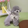 Ropa para Mascotas para Perros Pequeños y Gatos, Arnés de Pecho de Gasa de Algodón Engrosada, Arnés para Perro Pequeño Teddy Pomerania, Otoño e Invierno
