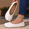 Comercio Exterior Zapatos Casuales de Piel Suave para Mujer Rojo Tacón Oculto Punta Dividida Estilo Nuevo para Mujer Suela Suave Zapatos Mary Jane Individuales Absolutamente Hermosos Zapatos