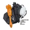 Juego de Ancla Plegable de Acero al Carbono Naranja de 1.5 kg para Botes de Goma Inflables, Kayaks y Barcos de Pesca