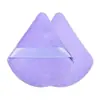 Esponja de Pó Triangular Solta, Esponja de Pó Fixador, Esponja de Pó com Superfície de Veludo Aveludado, Ferramenta de Beleza de Esponja