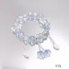 Explosões Super Fada Mori Cristal Lua Pulseira Feminina Design de Nicho Estudante Joker Cor Doce Pulseira de Namorada