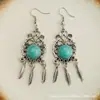 Aretes Turquesa Listos de Fábrica Estilo Étnico Set de Aretes Transfronterizos Aretes Étnicos Bohemios Retro Europeos y Americanos