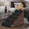 La Escalera para Mascotas Más Popular de Amazon para Perros para Subir y Bajar del Sofá Cama, Peldaños de Esponja, Pendiente, Escaleras para Gatos y Perros Pequeños