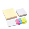 Anotações adesivas coloridas com logotipo personalizado, blocos de notas fofos e criativos em formatos especiais, material de escritório, papel para recados
